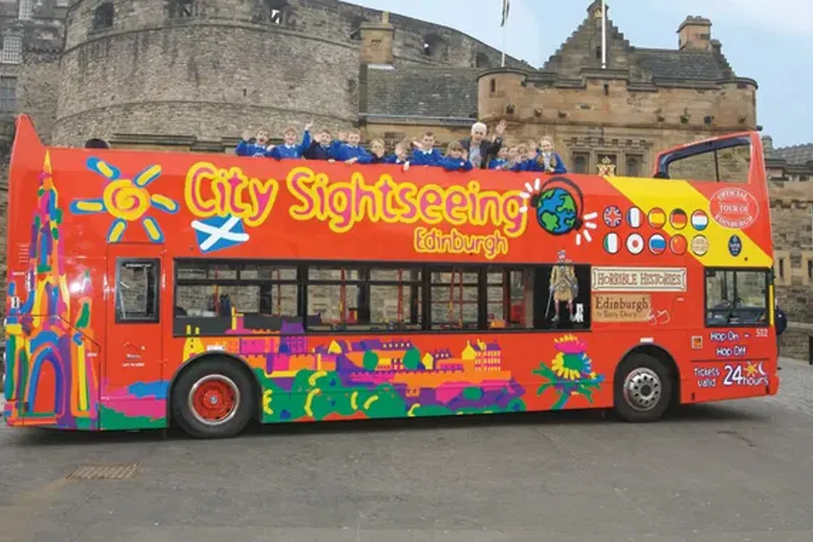 City Sightseeing hop-on hop-off bus tour of Edinburgh | Tours & Travel Packages | Alikeimage