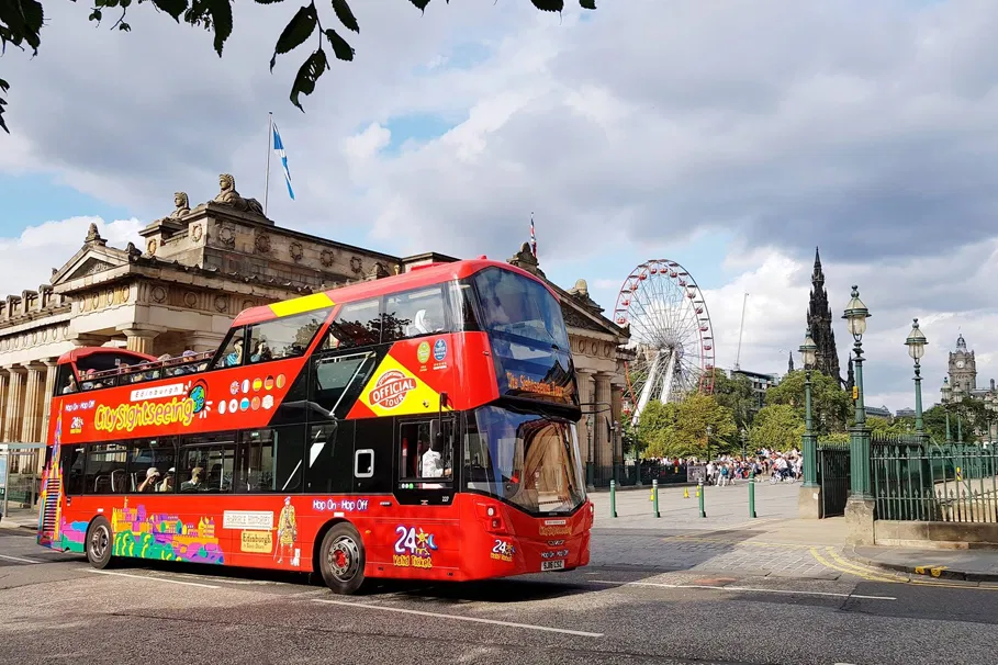 City Sightseeing hop-on hop-off bus tour of Edinburgh | Tours & Travel Packages | Alikeimage