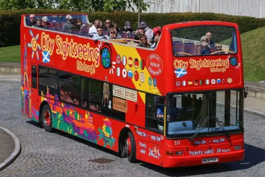 City Sightseeing hop-on hop-off bus tour of Edinburgh | Tours & Travel Packages | Alikeimage