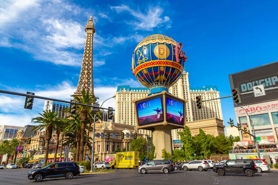 Eiffel Tower viewing deck at Paris Las Vegas tickets | Tours & Travel Packages | Alikeimage