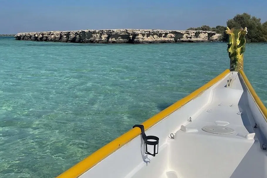 Electric Dragon Boat Experience at Jubail Island | Book Now | Alikeimage