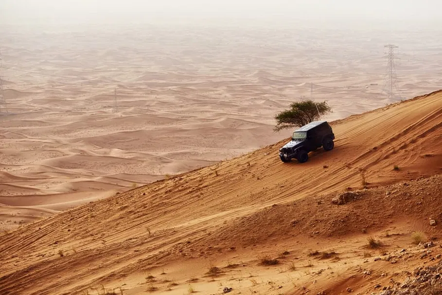 Experience the Thrill of Dune Bashing by Toyota Fortuner | Book Now | Alikeimage