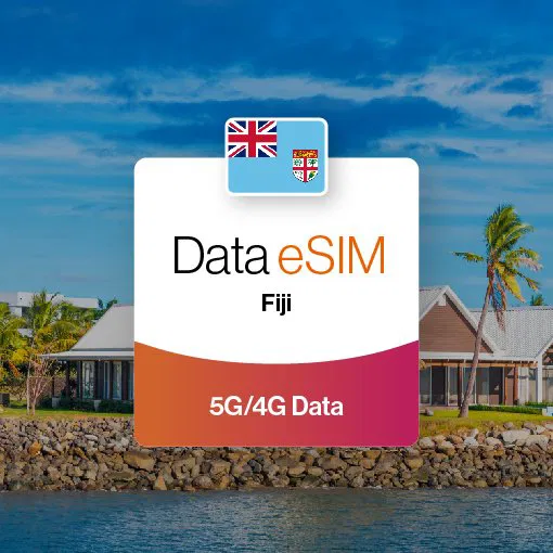 5G/4G Tourist eSIM with Data for Fiji image