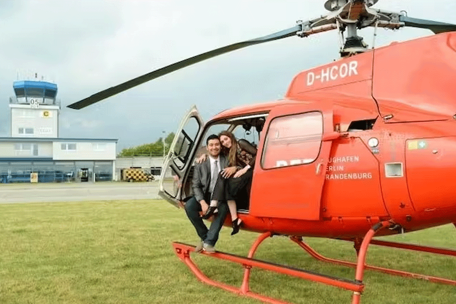 Helicopter Flight with Candle Light Dinner | Book Now | Alikeimage