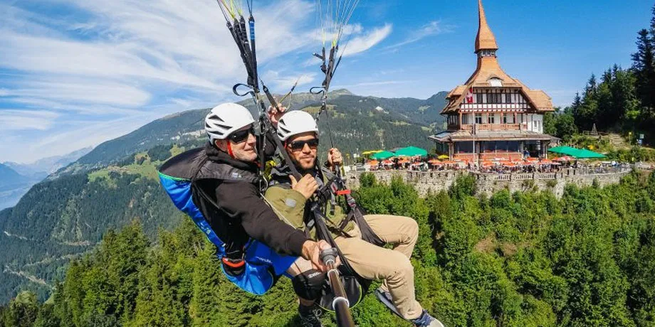 Tandem Paragliding Experience in Interlaken | Book Now | Alikeimage