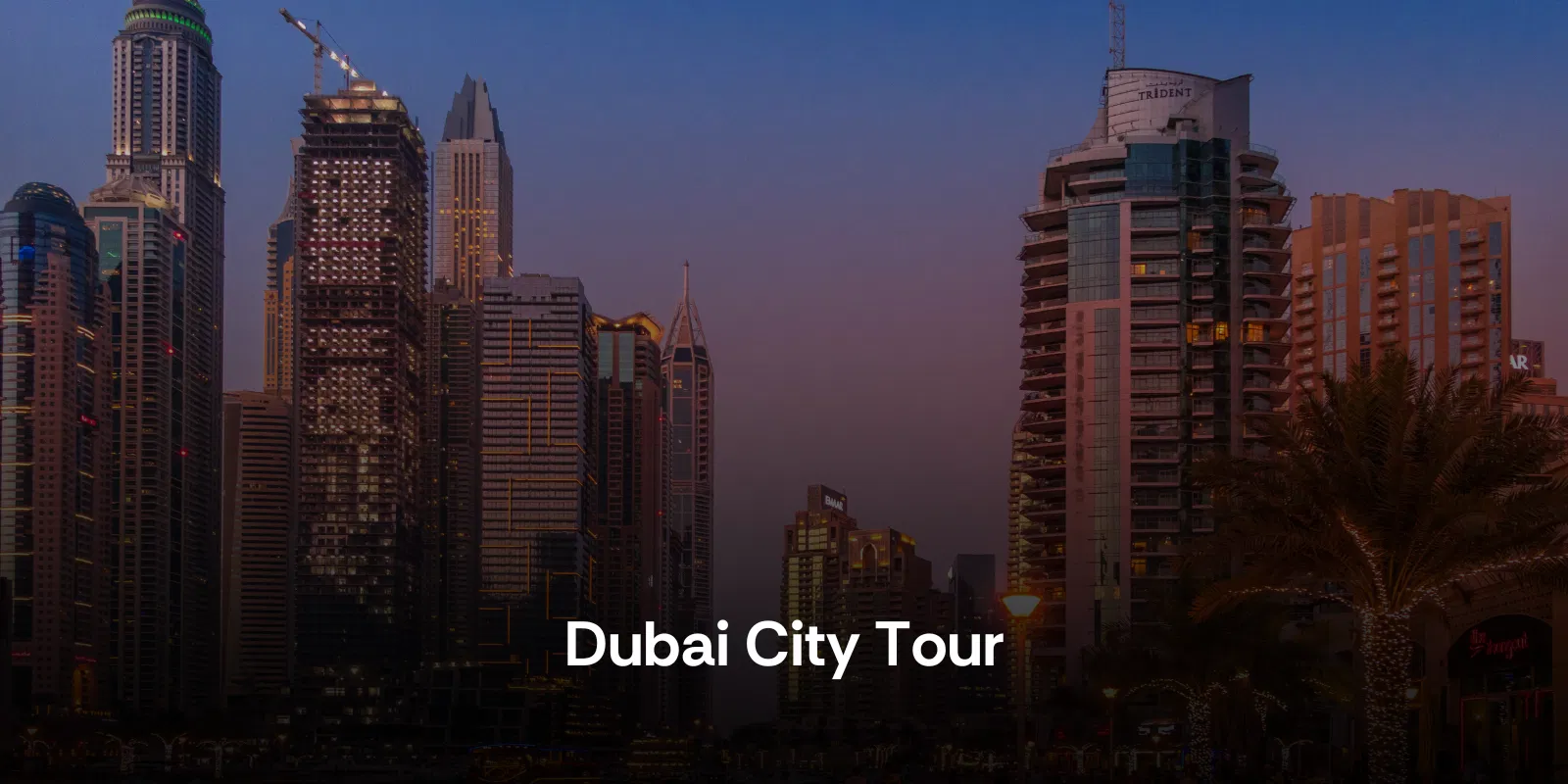 Dubai City Tour (half Day Morning) First Glimpse of a Global Marvel