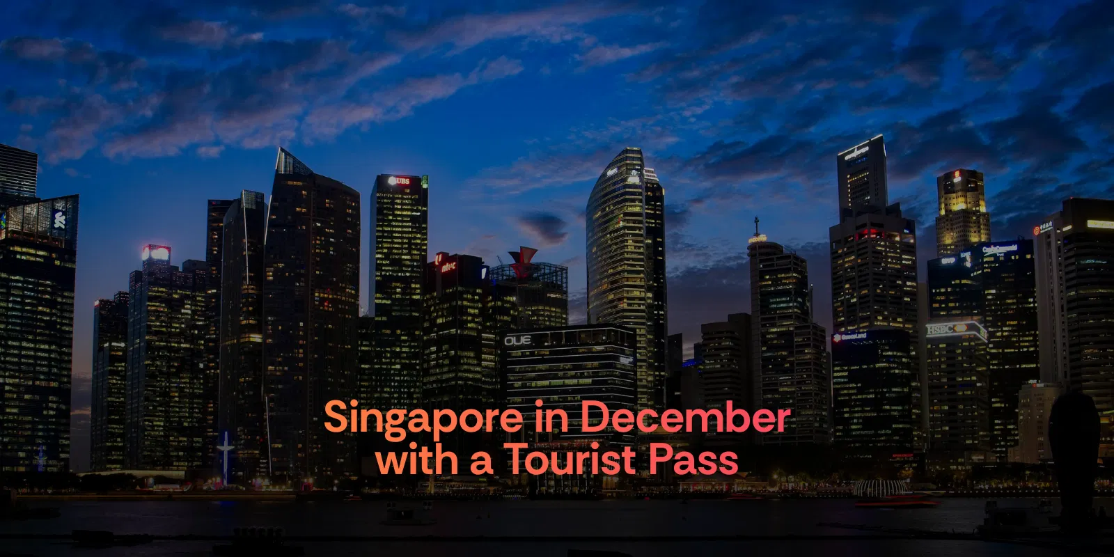 Singapore in December With a Tourist Pass  Festive Markets, Trails & Light Shows